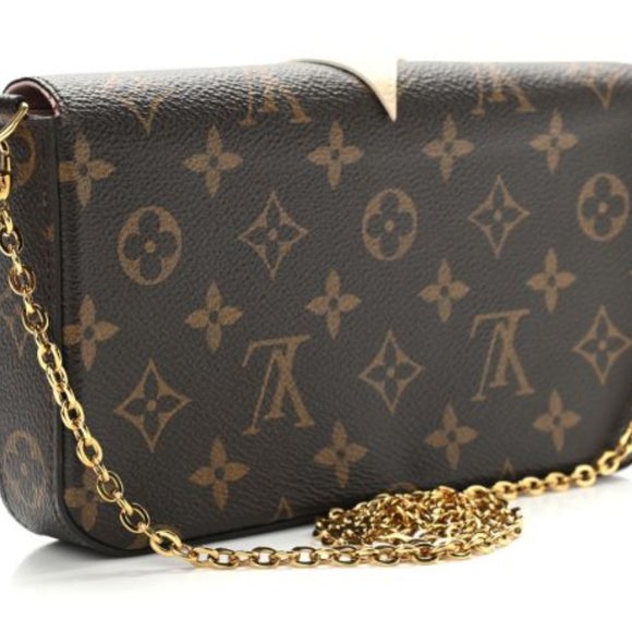 LOUIS VUITTON Monogram Lovely Birds Pochette Felicie Chain Wallet Purse - Picture 8 of 12